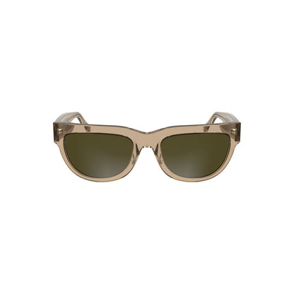 Calvin Klein Brown Acetate Women Sunglasses with chic square lenses, durable frame, and stylish brown tint for fashion-forward looks.