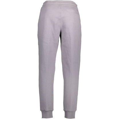Back view of Calvin Klein Gray Cotton Men Joggers showcasing premium material and elegant design for stylish comfort.