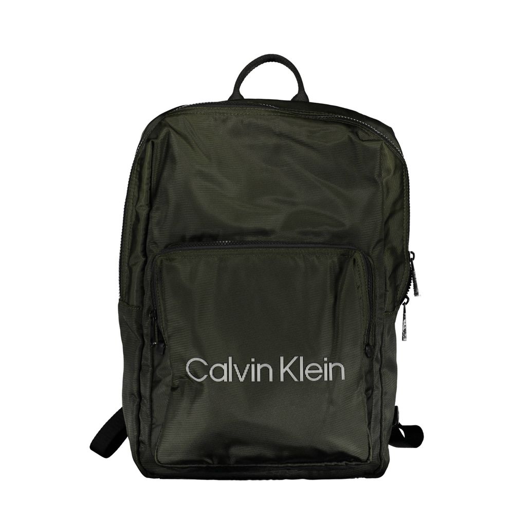 Front view with bag zipped and handles upright.