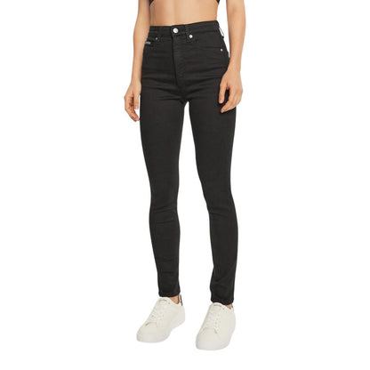 Calvin Klein Jeans Black Cotton Skinny Jeans