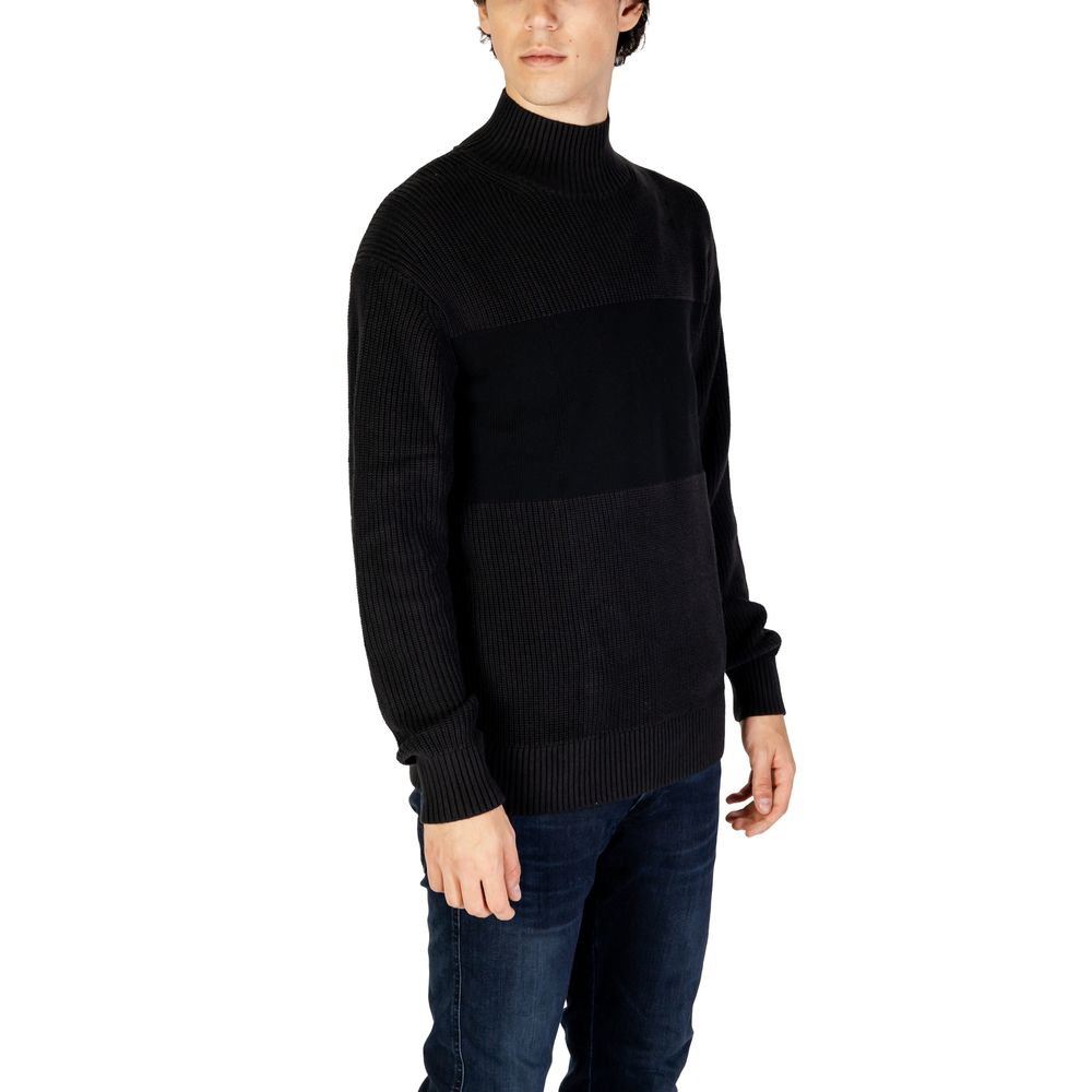Calvin Klein Jeans Black Cotton Sweatshirt