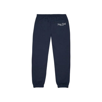 Calvin Klein Jeans Blue Organic Cotton Joggers (Workout Pants) with New York script.