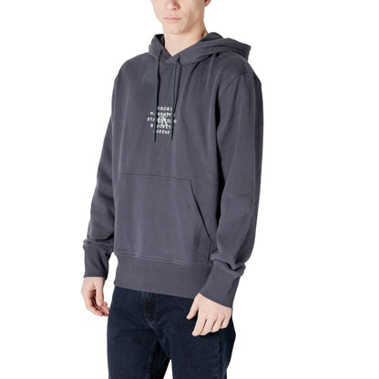 Calvin Klein Jeans Gray Cotton Hoodie