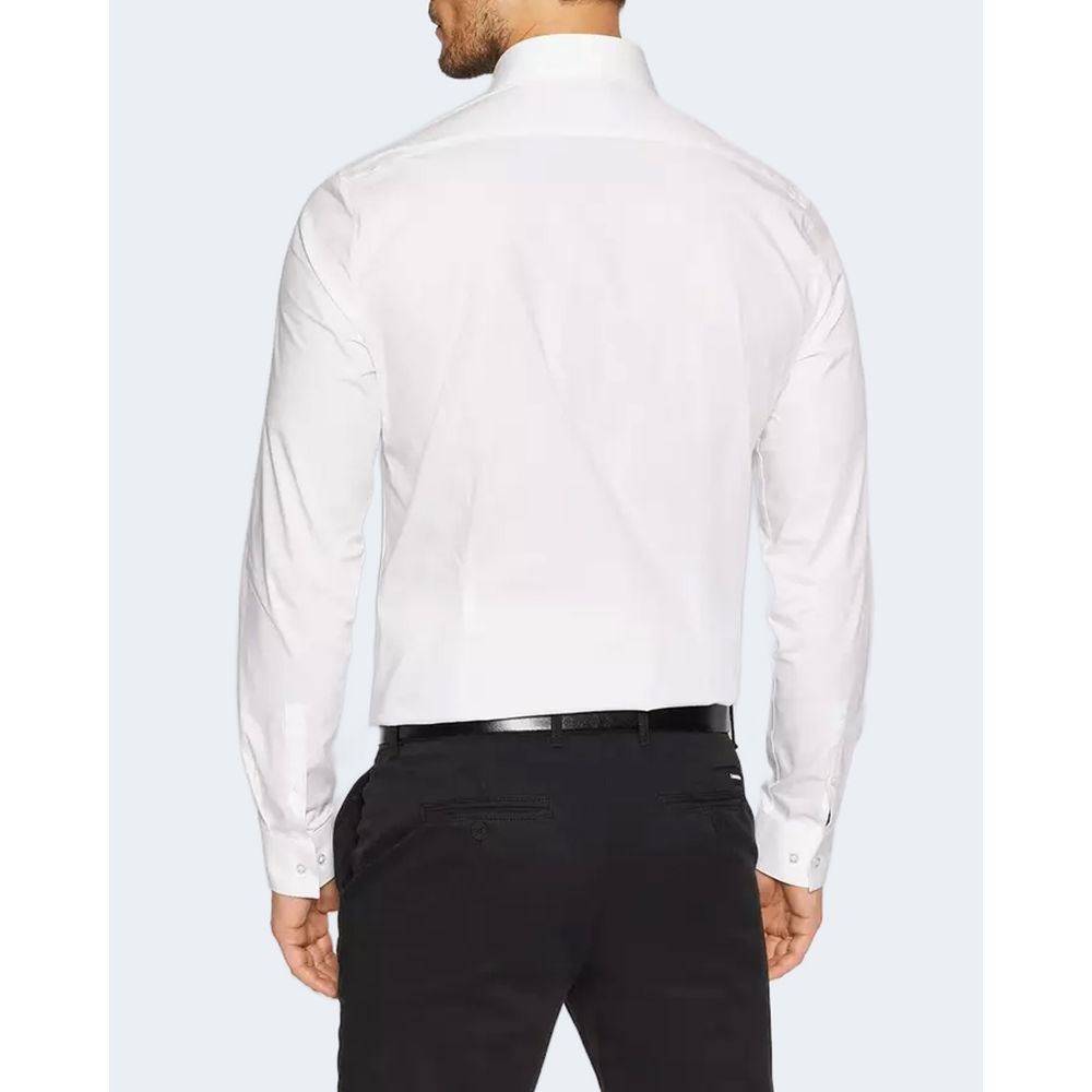 Calvin Klein White Cotton Dress Shirt