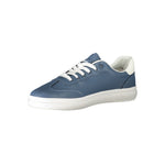 Carrera Blue Polyester Sneaker with laces, contrast details, and logo, ideal for sports footwear enthusiasts.
