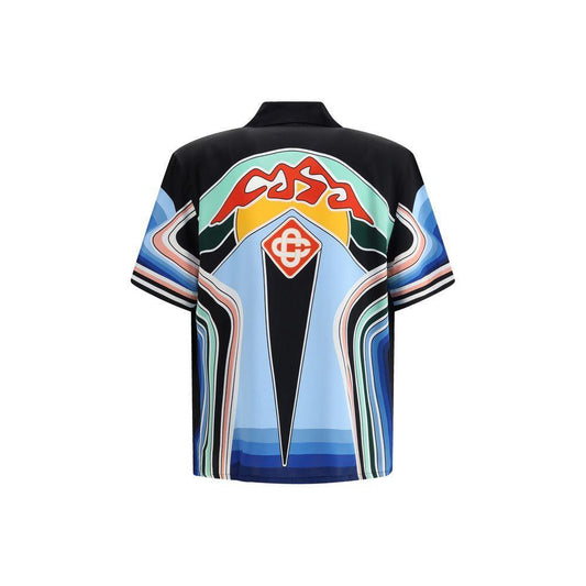 Casablanca Graphic Mountain Shirt CA-MPF25SH00306GRAPHICMOU-M