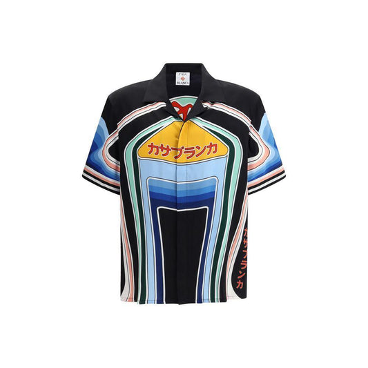 Casablanca Graphic Mountain Shirt CA-MPF25SH00306GRAPHICMOU-M