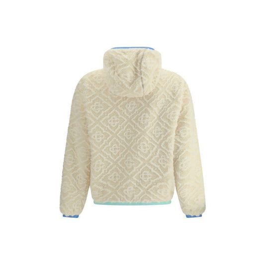 Casablanca Monogram jacquard fleece Jacket CA-MPF25JTP37301OFFWHITE-M
