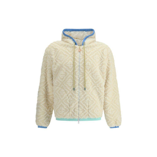 Casablanca Monogram jacquard fleece Jacket CA-MPF25JTP37301OFFWHITE-M