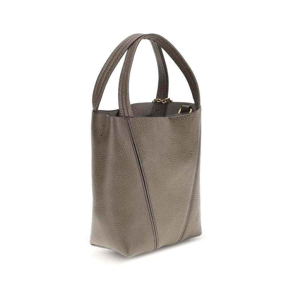 Front view with bag zipped and handles upright.