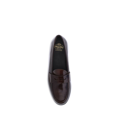 Church's Brown Calf Leather Bos Taurus Slip-On Loafers