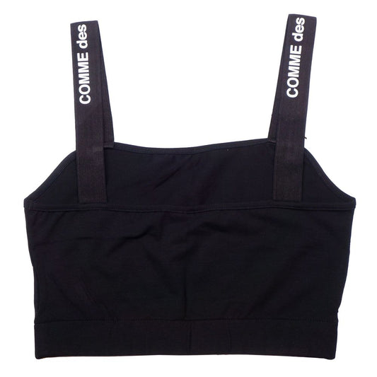 Comme Des Fuckdown Black Cotton Women Top