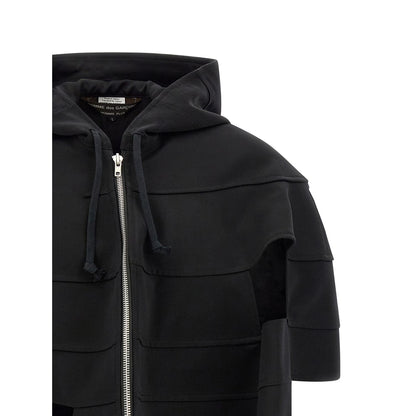 Comme Des Garçons Black Wool Shell Jacket