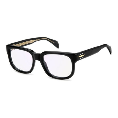 DAVID BECKHAM MOD. DB 7156 acetate gent's glasses featuring a sleek black frame for men.