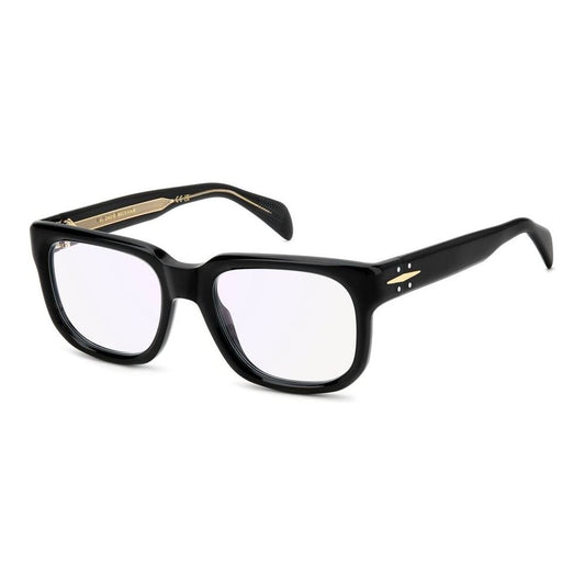 DAVID BECKHAM MOD. DB 7156 acetate gent's glasses featuring a sleek black frame for men.