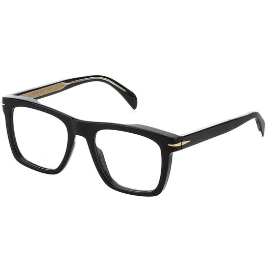 DAVID BECKHAM MOD. DB 7020 acetate eyeglasses for gentlemen in black frame