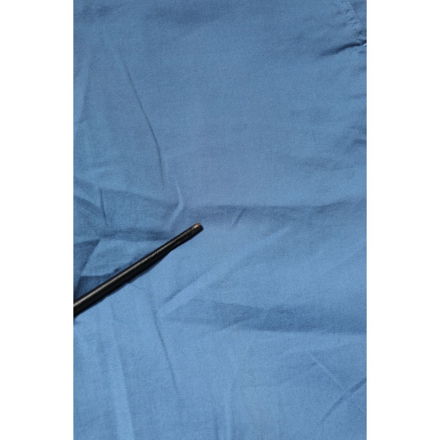 Close-up fabric shot of Daniele Alessandrini Blue Cotton Mid Waist Straight Men Denim Jeans showcasing texture and color.