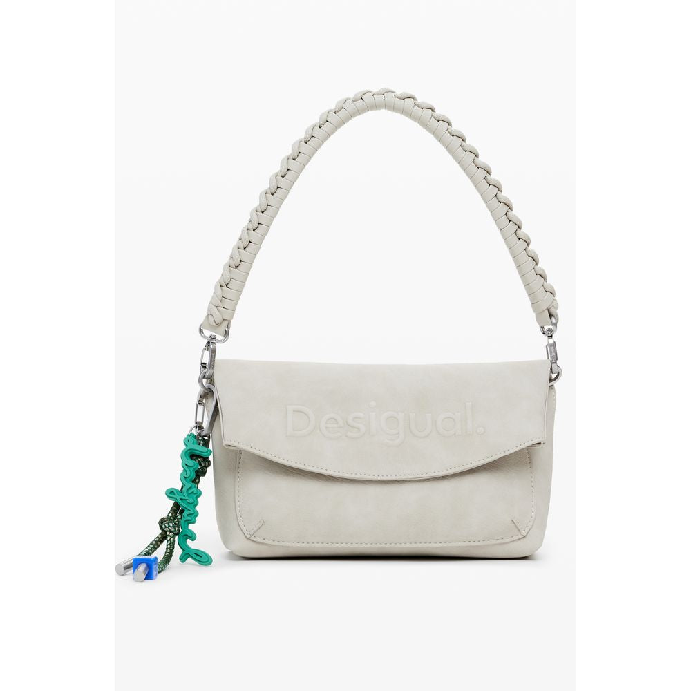 Front view with bag zipped and handles upright.