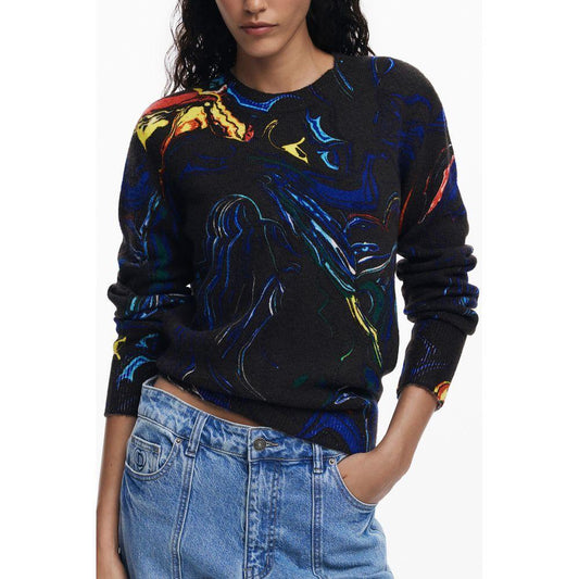 Desigual Black Polyamide Women Sweater DE-39739-XS