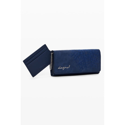 Desigual Blue Polyethylene Women Wallet DE-39843