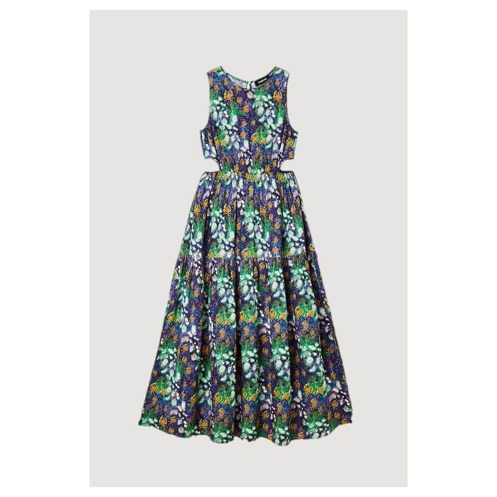 Desigual Blue Viscose Long