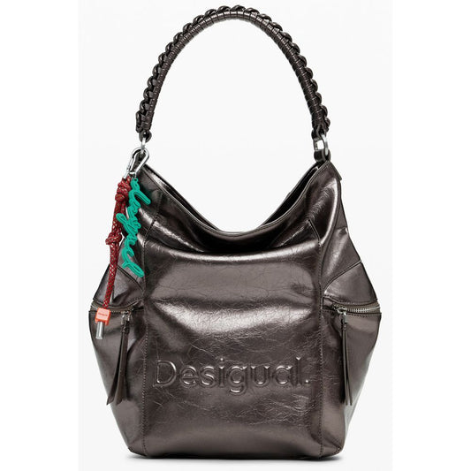 Desigual Bronze Polyethylene Women Backpack DE-39842