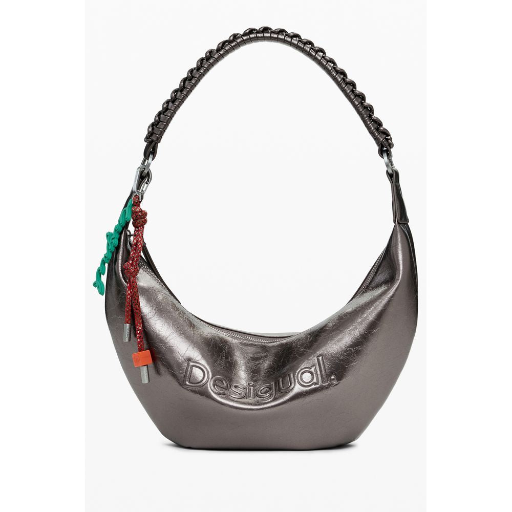 Front view with bag zipped and handles upright.