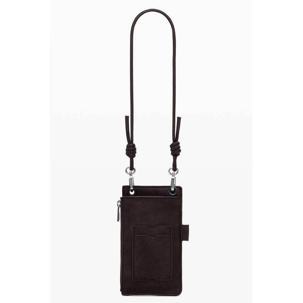 Front view with bag zipped and handles upright.
