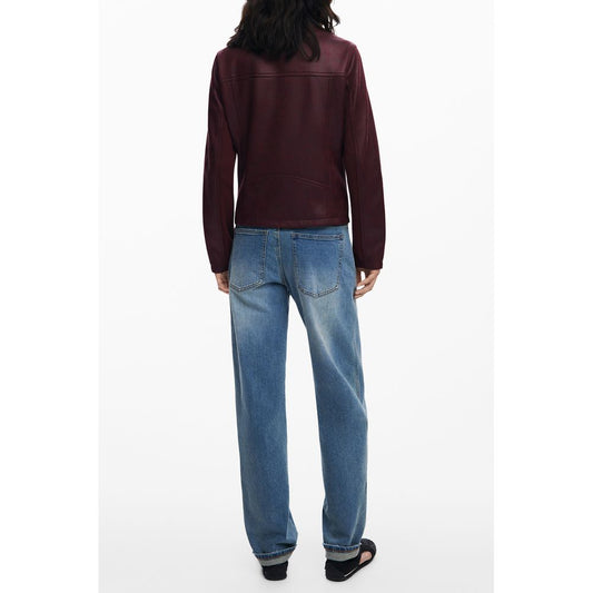 Desigual Red Polyester Women Jacket DE-39787-XS