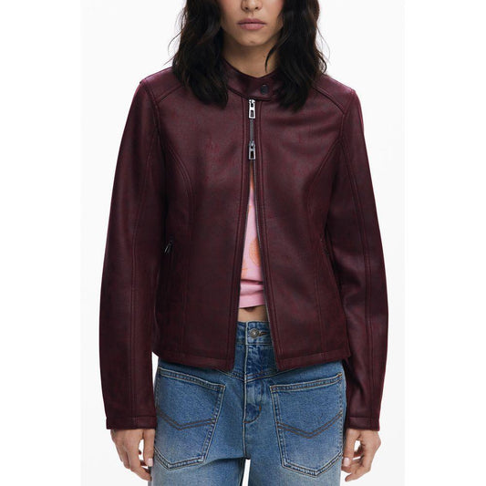 Desigual Red Polyester Women Jacket DE-39787-XS