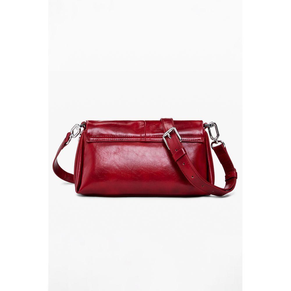 Front view with bag zipped and handles upright.