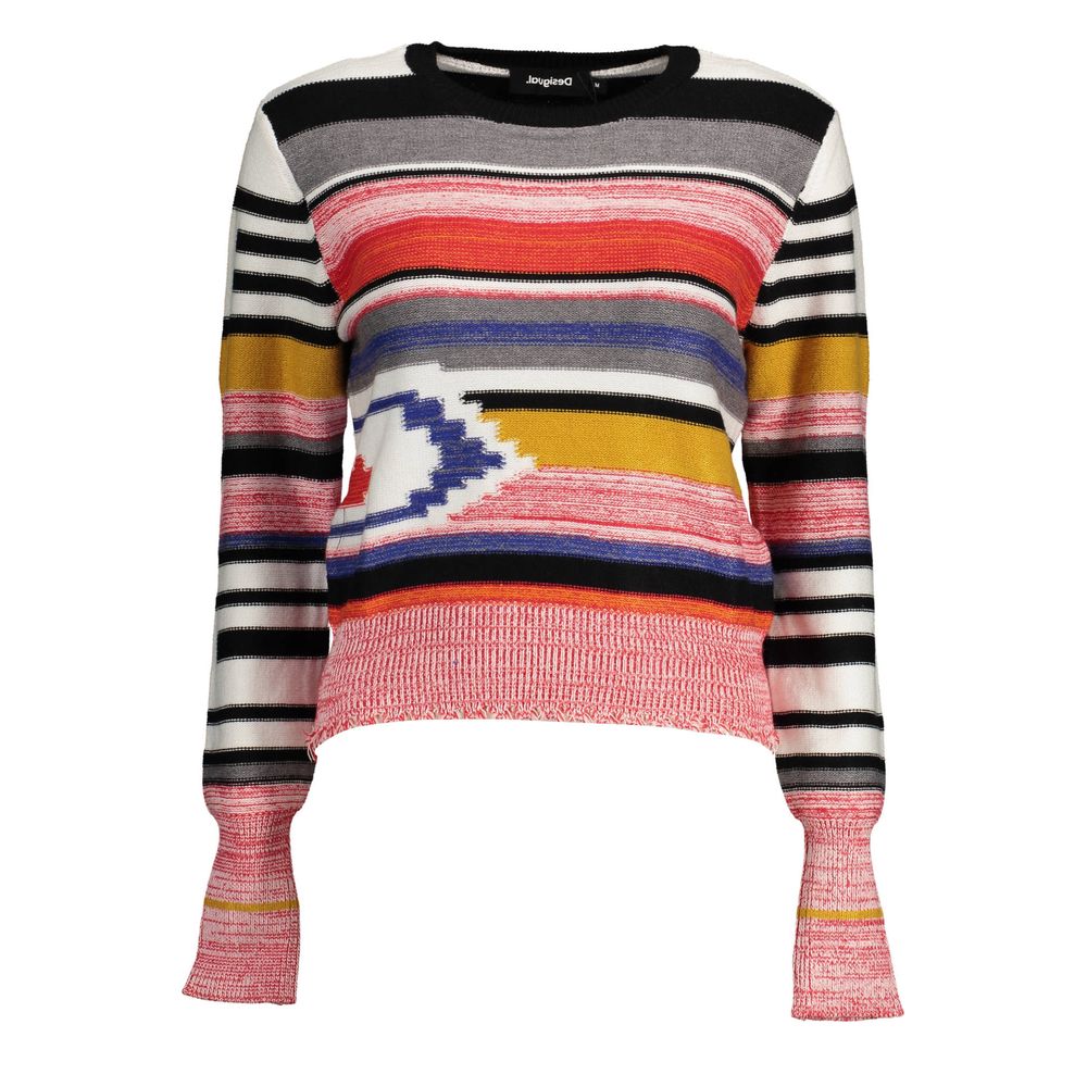 Desigual Rosso Viscosa Women Sweater Desigual