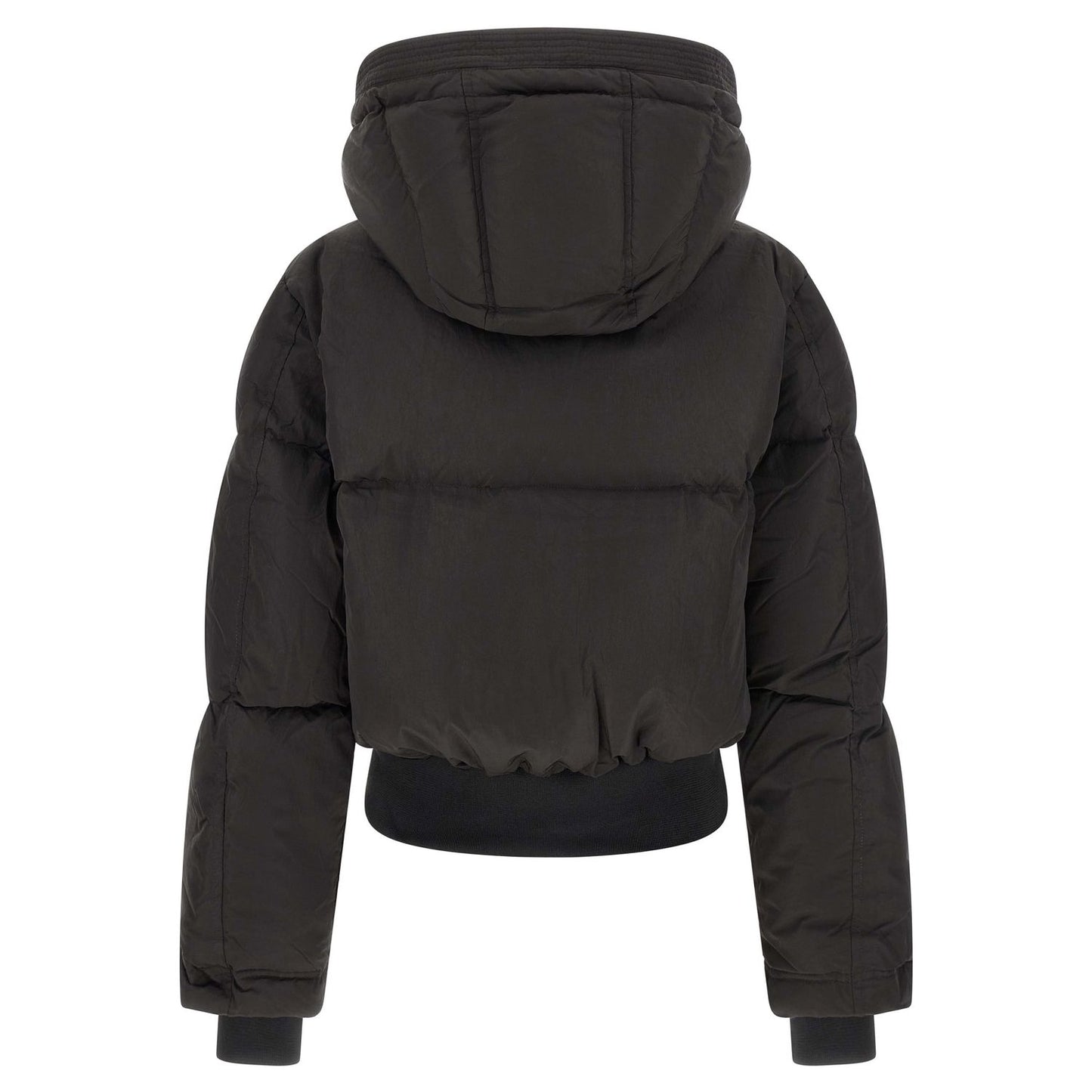 Diesel Black Polyamide Full-Length Jacket