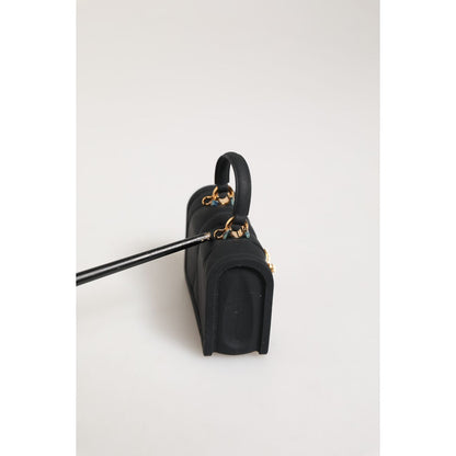 Dolce & Gabbana Black Silicone Devotion Heart Cover Hand Bag Airpod Case