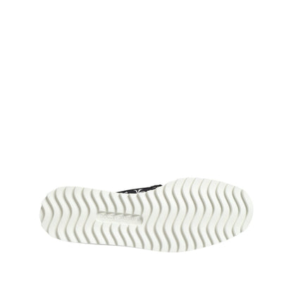 Dolce & Gabbana Black Slip On Printed Men Loafers Shoes