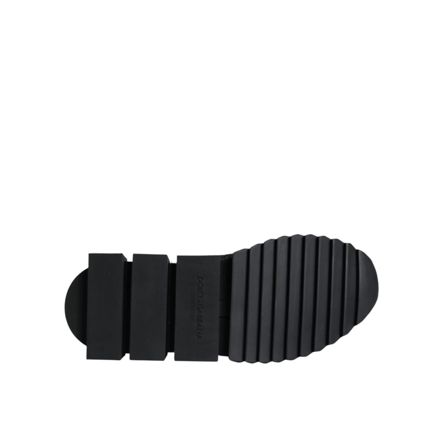 Dolce & Gabbana Black Sorrento Socks Logo Sneakers Shoes