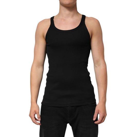 Dolce & Gabbana Black Tank Sleeveless Underwear Men T-shirt TSH91063-50