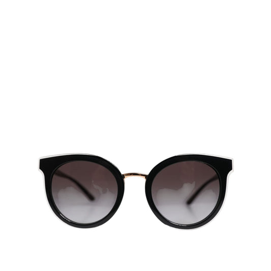 Dolce & Gabbana Black Transparent Trim Round DG4371-F Eyewear Sunglasses GLA1367