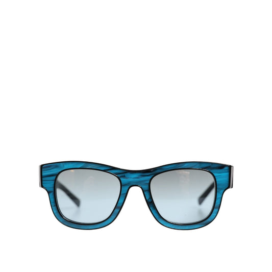 Dolce & Gabbana Blue Black Marbled Metal DG2215K Eyewear Sunglasses GLA1388
