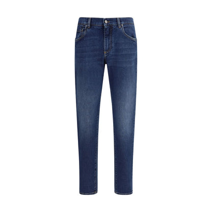 Dolce & Gabbana Blue Cotton Jeans Denim