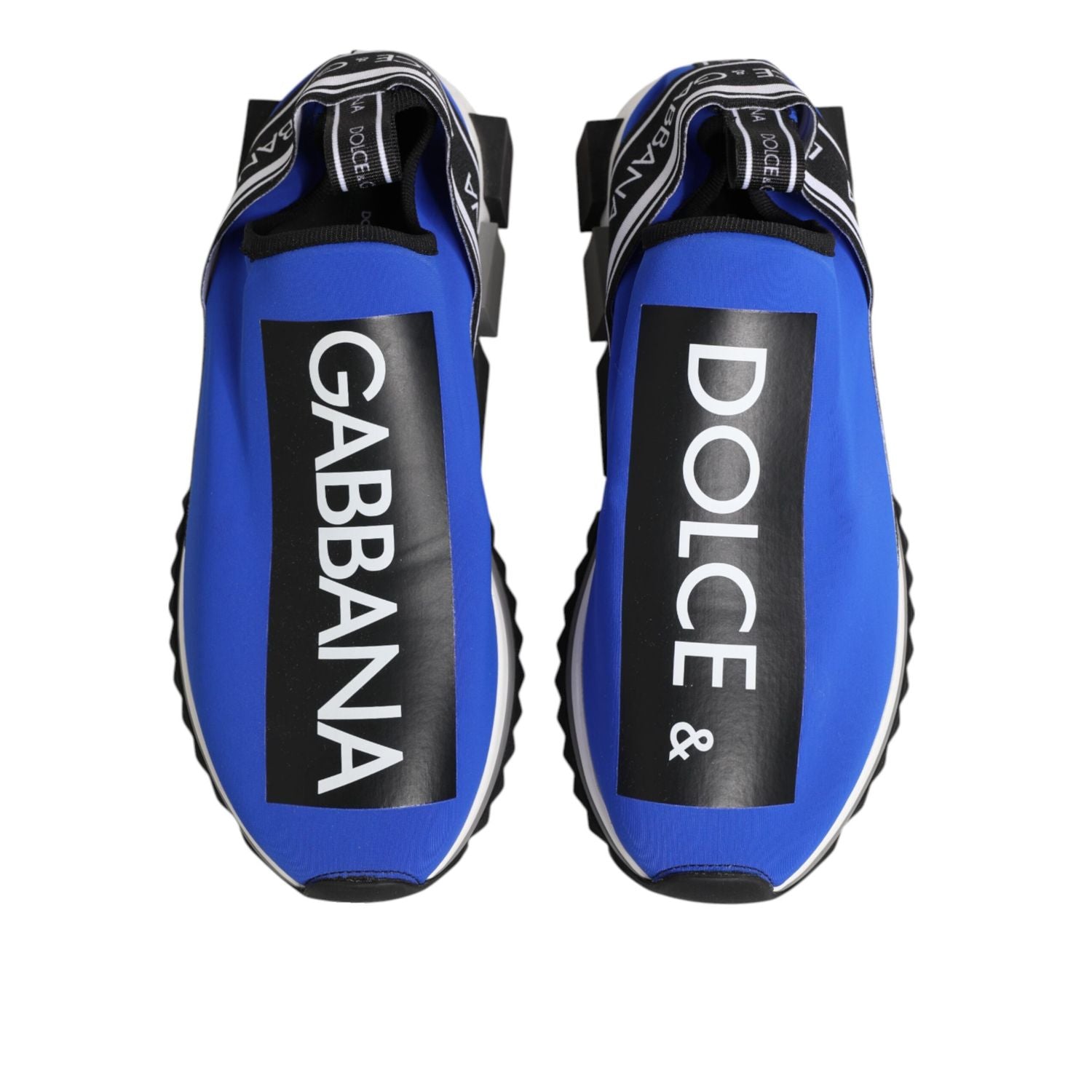 Dolce & Gabbana Blue Logo Low Top Sorrento Sneakers Shoes