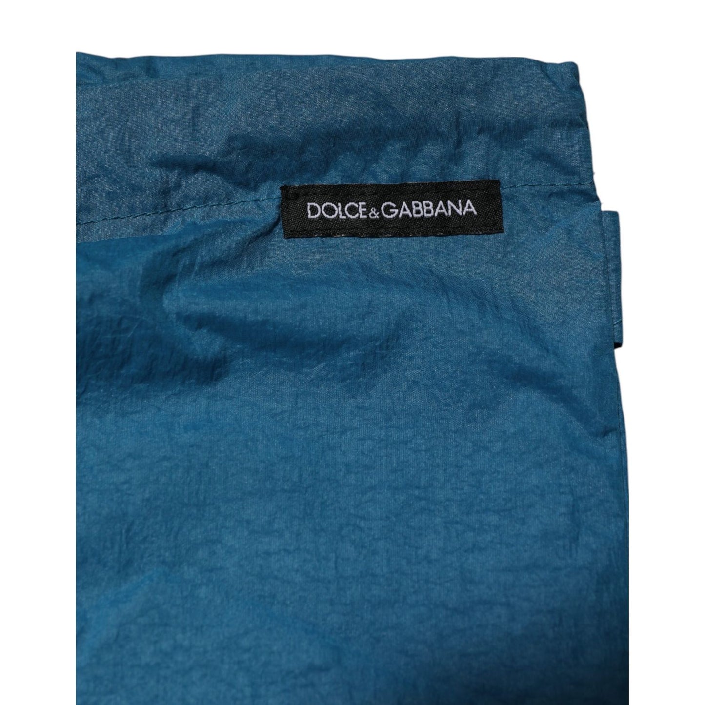 Dolce & Gabbana Blue Logo Waistband Beachwear Shorts Swimwear