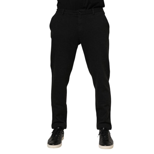Dolce & Gabbana Dark Gray Viscose Dress Men Pants PAN76339-56