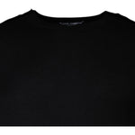 Dolce & Gabbana Black Long Sleeve Crew Neck Pullover Sweater TSH87079-46