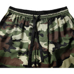 Dolce & Gabbana Multicolor Camouflage Silk Mid Waist Bermuda Shorts PAN75720-48