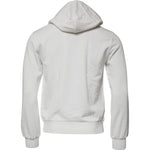 Dolce & Gabbana White Caesar Cotton Hooded Pullover Sweater TSH87566-46