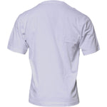 Dolce & Gabbana White DG Logo Cotton Crew Neck T-shirt TSH87413-44