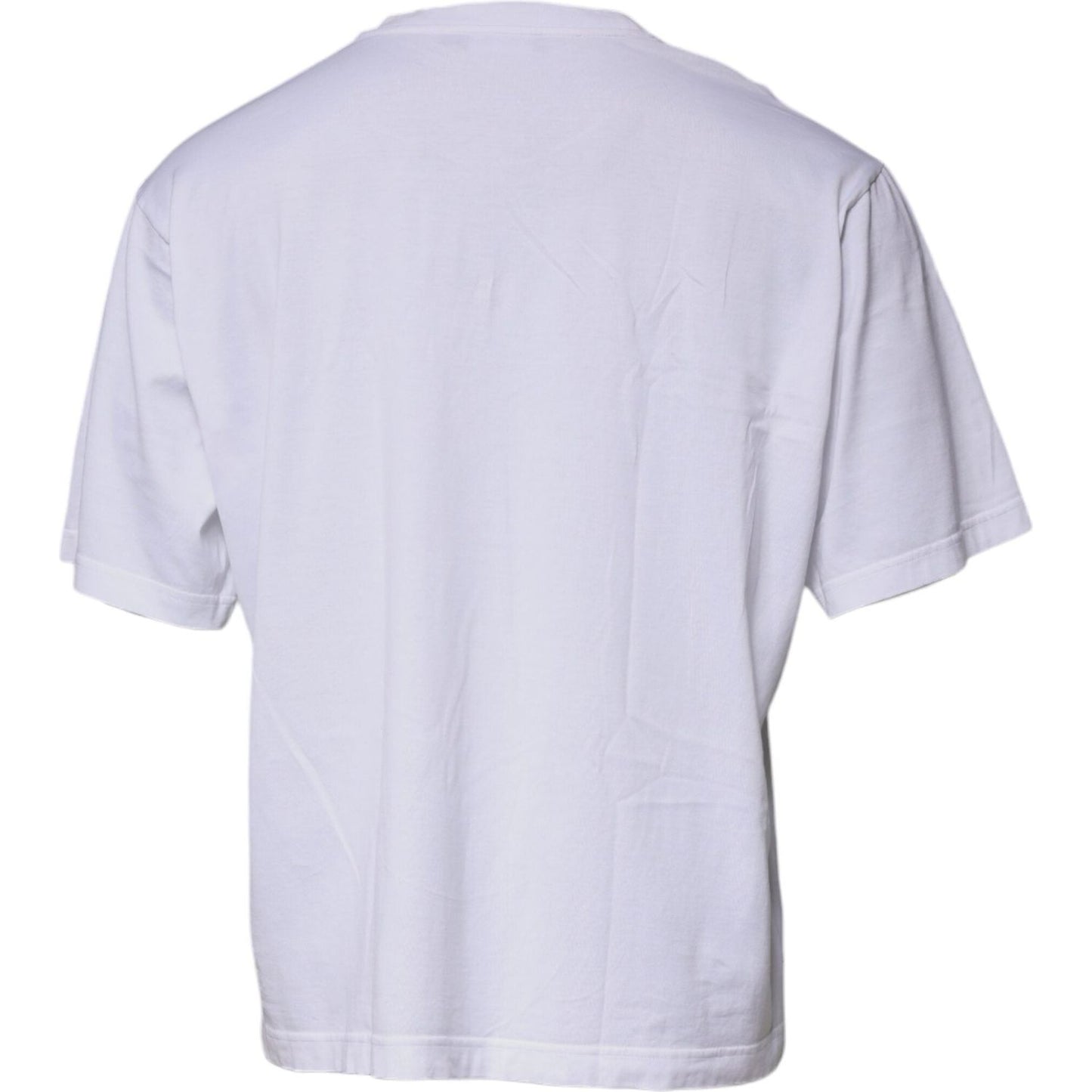 Dolce & Gabbana White DG Logo Crew Neck Short Sleeve T-shirt TSH87420-58
