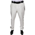 Dolce & Gabbana White Polyester Formal Dress Pants PAN75568-54