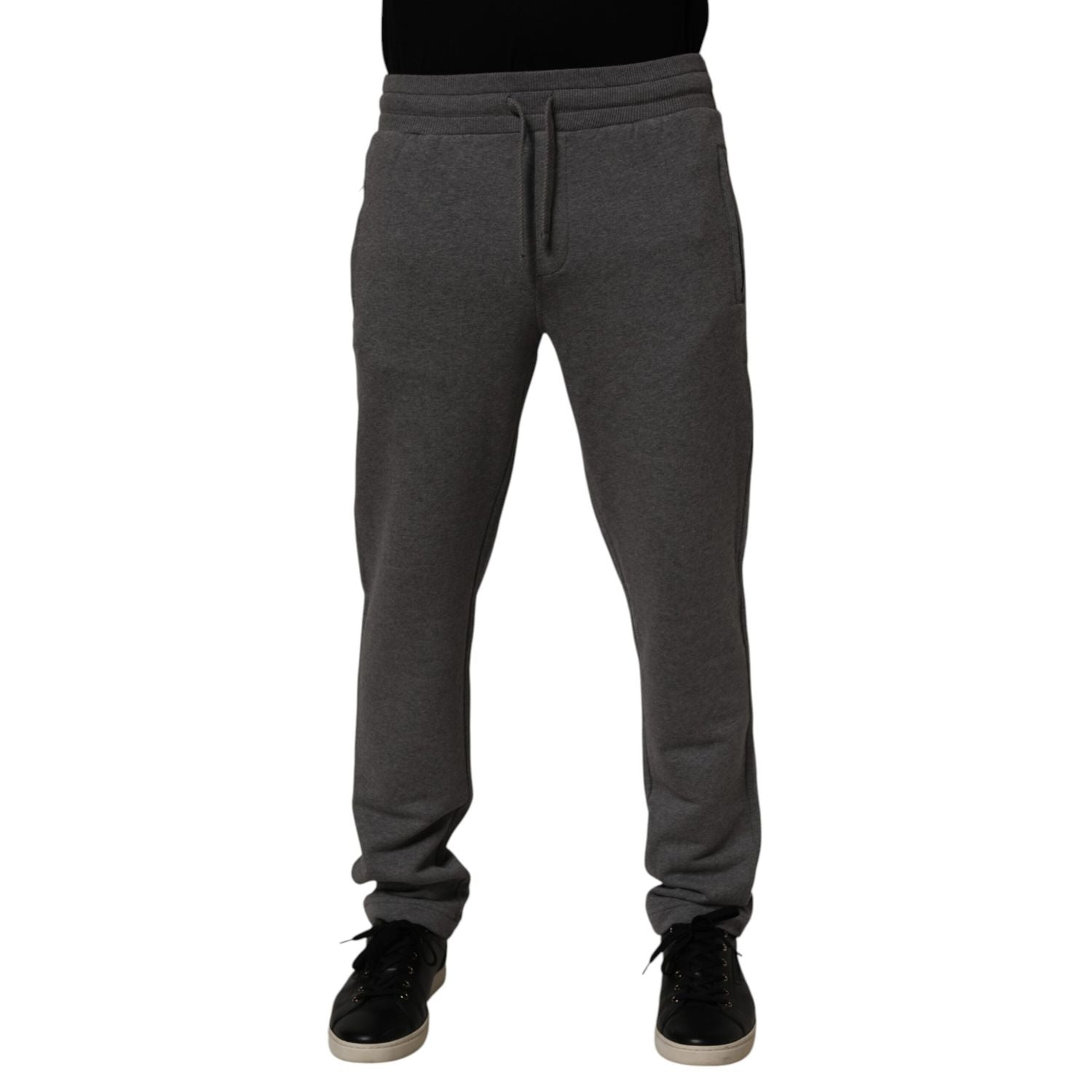 Dolce & Gabbana Gray Cotton Jogger Sweatpants Trouser Pants